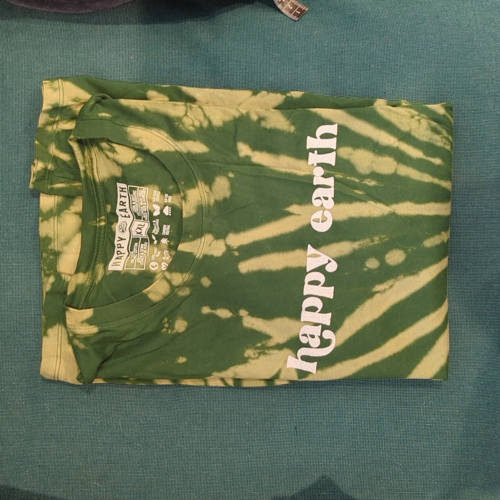 Happy Earth TyeDye Tshirt
